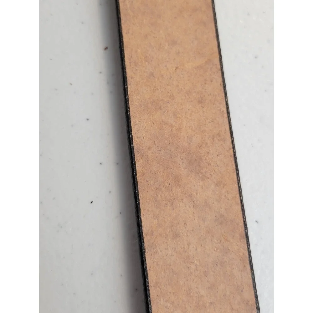 Top Grain Cowhide Leather Belt‎ Gold Buckle Brown Mens Size 40 Made USA